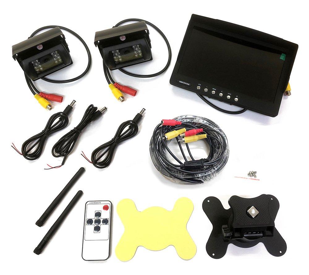 Monitor Wireless Backup Camera Wired Backup Camera Infrared Night Wireless Video Wiring Not Monitor 2 Camera Guideline Compatible with 24V