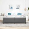 Platform Bed Frame Light Grey 200 x 200 cm Corduroy Fabric