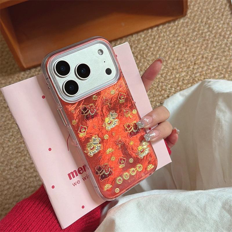 

National Style Lucky Ingot iPhone Case for iPhone 17 Pro Max / 16 Pro Max / 15 / 14 iPhone 15 Pro Max