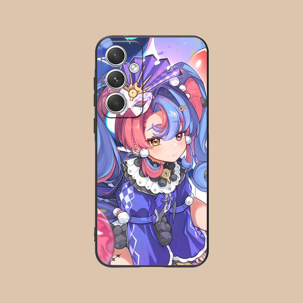 Wuthering Waves Roccia Phone Case for Samsung Galaxy S26 S25 S24 S23 S22 S21 S20 Note20 Plus FE Ultra Colorful Cover Cellphones