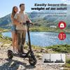 1000W Foldable Off Road E Scooter 48V20AH 54KM 45KM/H Dual Shock Hydraulic Brake 10" Tubeless Tire for Adults