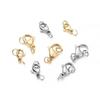 40Pcs Durable Stainless Steel Lobster Clasp for Bracelets and Necklaces Various Sizes Jewelry Making Kits Supplies