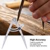 Carbon Steel Wing Divider Gauge Adjustable Lockable Angle Scribing Adjustable Scribing Tool Wing Compass For Woodworking