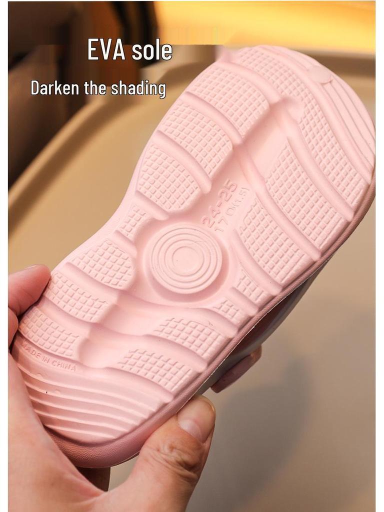 Kids' Non-Slip Cartoon Clog Slippers for Indoor & Outdoor Use, Boys & Girls, Medium & Large Sizes, Summer Style