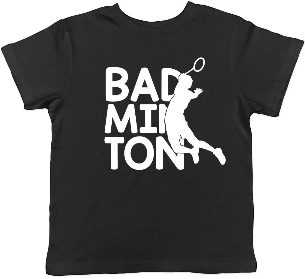 Badminton Childrens Kids Boys Girls Tee T-Shirt 100