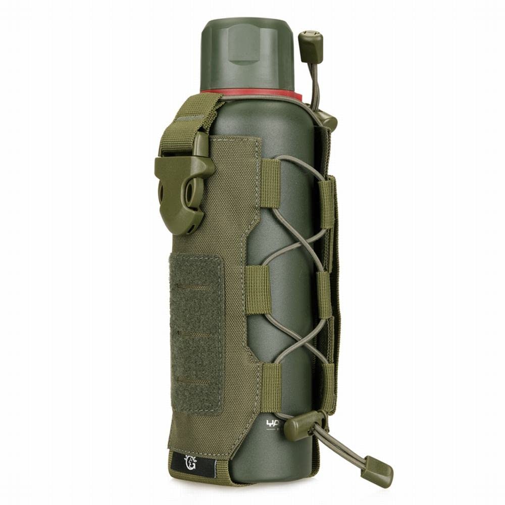 PHOENIX IKKI Multifunctional Tactical Water Bottle Fits Includes Magazine Molle Water Bottle Tool EDC Green Pouch, 300ml-850ml Bottles, Storage,