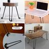 1/4Pcs Folding Support Furniture Legs Metal Table Replacement Legs  Coffee Table Feet Accessories