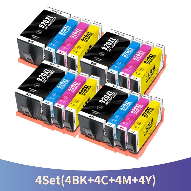 IBOQVZG 920XL Replacement for HP 920 XL Ink Cartridges Compatible With HP Officejet 6500 6500A 6000 7000 7500 7500A Printers