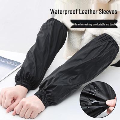 Waterproof Anti-Oil Kitchen Sleeves for Men & Women - Extended Style for Autumn/Winter