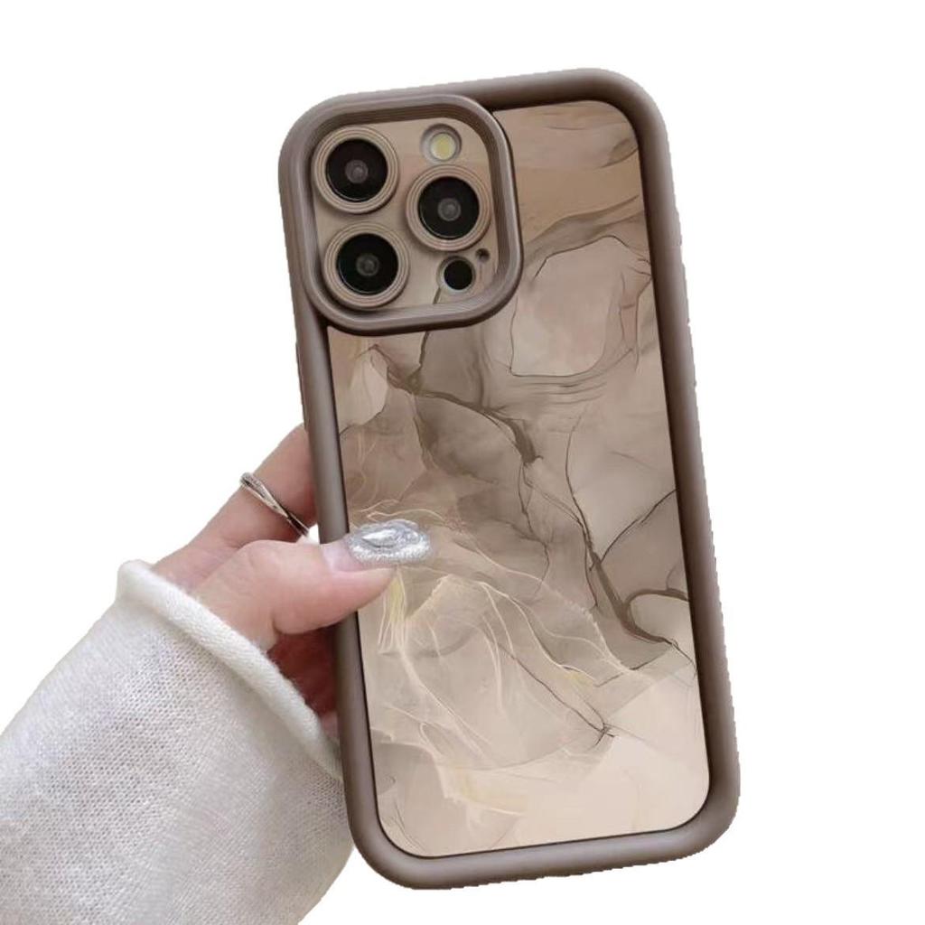 Coffee Color iPhone 17/17 Pro Max Case for Foreign Trade (Also Fits iPhone 12/13/14 Pro)