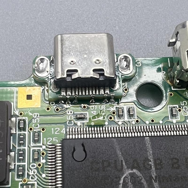 USB-Typ-C USB-C-Ladeanschluss und Kopfhöreranschluss sind für Gameboy Advance SP GBASP geeignet