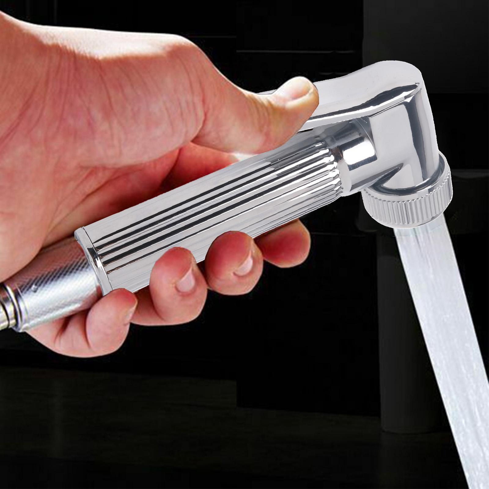 Золотой распылитель для биде Самоочищающаяся душевая лейка Сплав цинка серебряный