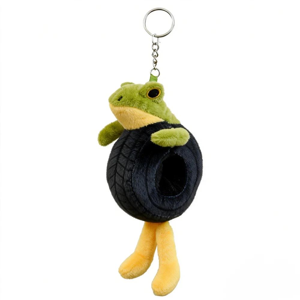 16-18cm Italian Brainrot Plush Keychains Doll Keyring Stuffed Peluche Toy Tralalelo Tralala Tung Tung Tung Sahur Gift