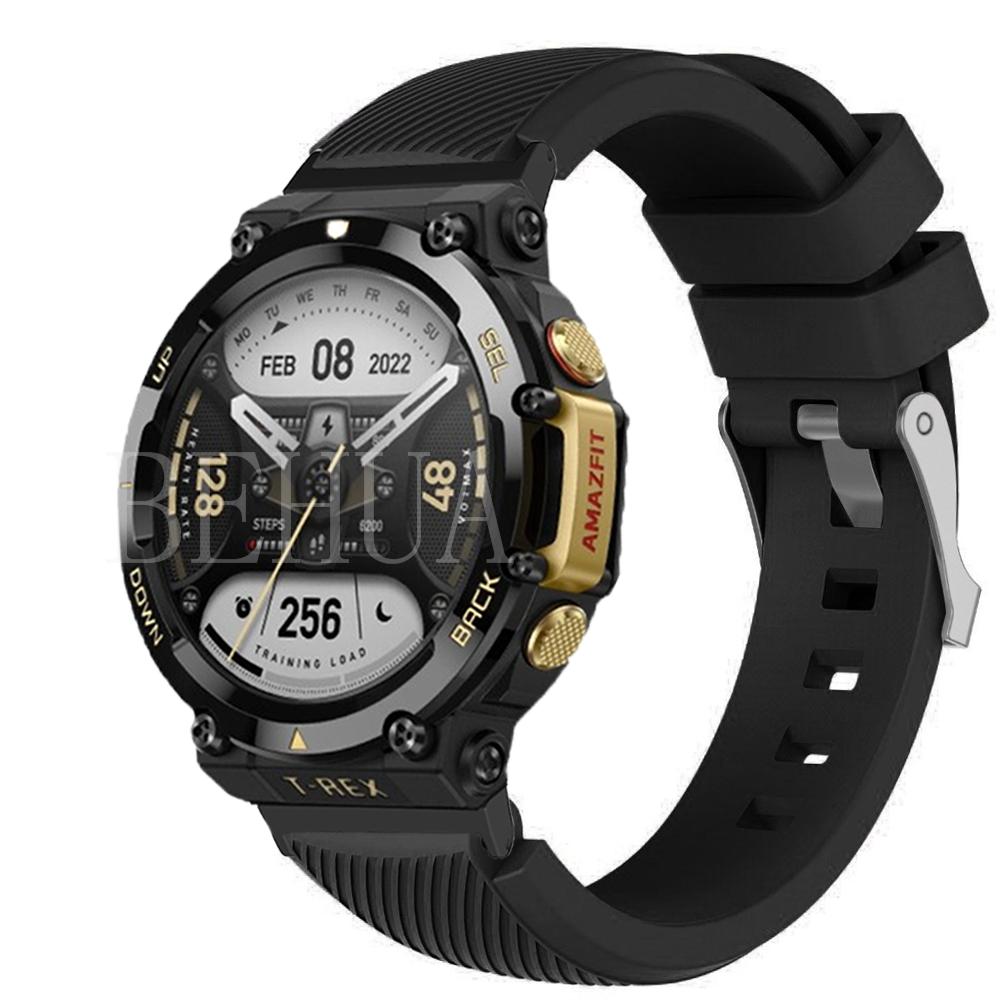 Měkký silikonový řemínek na hodinky pro Huami Amazfit T-Rex 2 Příslušenství pro chytré hodinky Náramek na zápěstí pro Amazfit T-REX2 Řemínek Sportovní náramek