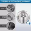 Stainless Steel Tub Spout Cover Trim Plate For Tub Spout