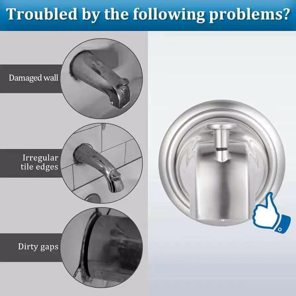 Stainless Steel Tub Spout Cover Trim Plate For Tub Spout