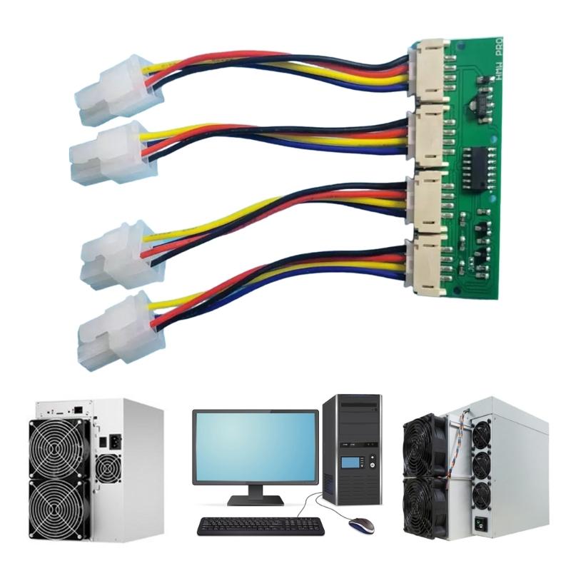 Emuladores de Velocidade de Ventoinha Ajustável para Antminer S21 S19kpro T21 KS5 KS5pro Spoofers de Ventoinha Computador Dummy Necessidades de Refrigeração de Escritório