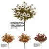 Autumn Color Artificial Dendranthema Morifolium Flower For Home Decoration And Photography Props
