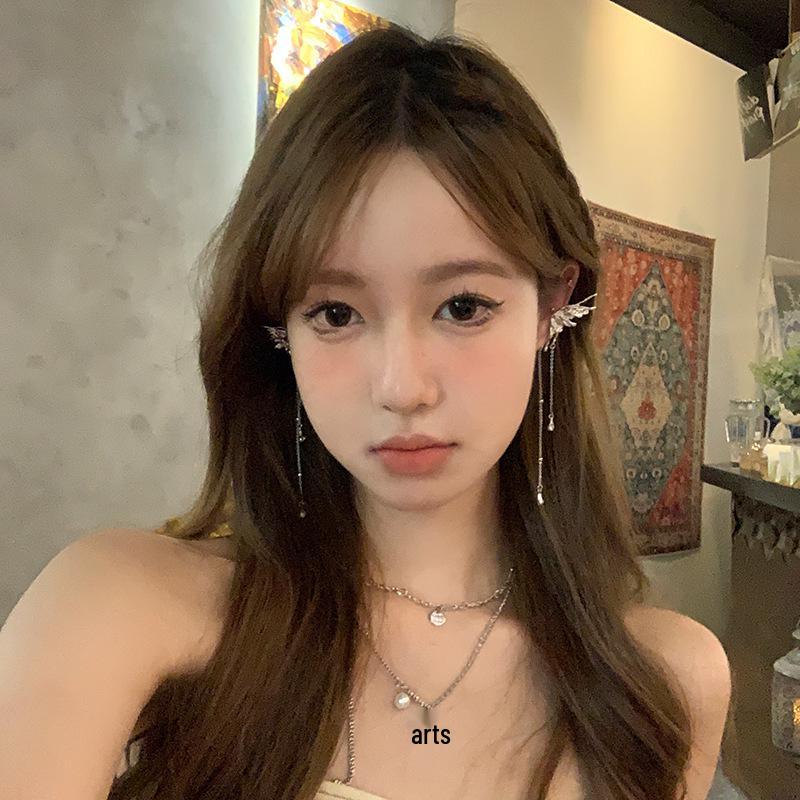 Trendy Fairy Butterfly Tassel Ear Clips: No-Piercing High-End Elf Earring Cuff