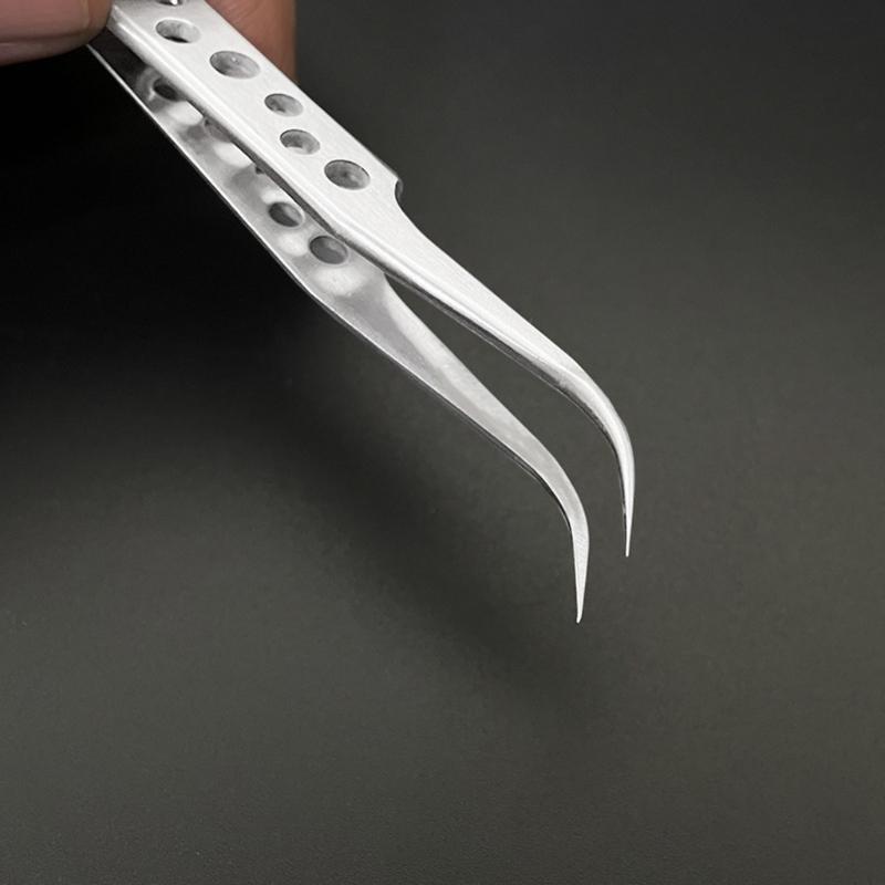 Industrielle Pinzette Elektronik Antistatisch Gebogene Gerade Spitze Präzision Edelstahl Pinzette Telefon Reparatur DIY Hand Werkzeuge