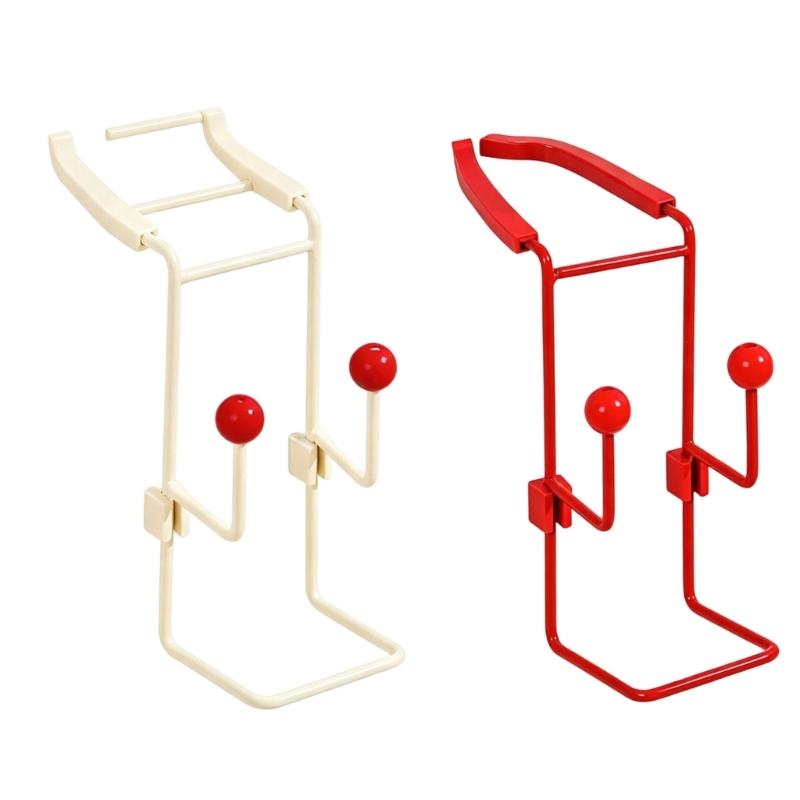Metal Faucet Sponge Holder Rack, Two Shelf Sink Rack With Hanging Fit and Open Wire Drainage for Washing Tools