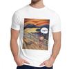 Man S T Shirt The Scream Arabic Version Soft Harajuku O Neck Retro T Shirt