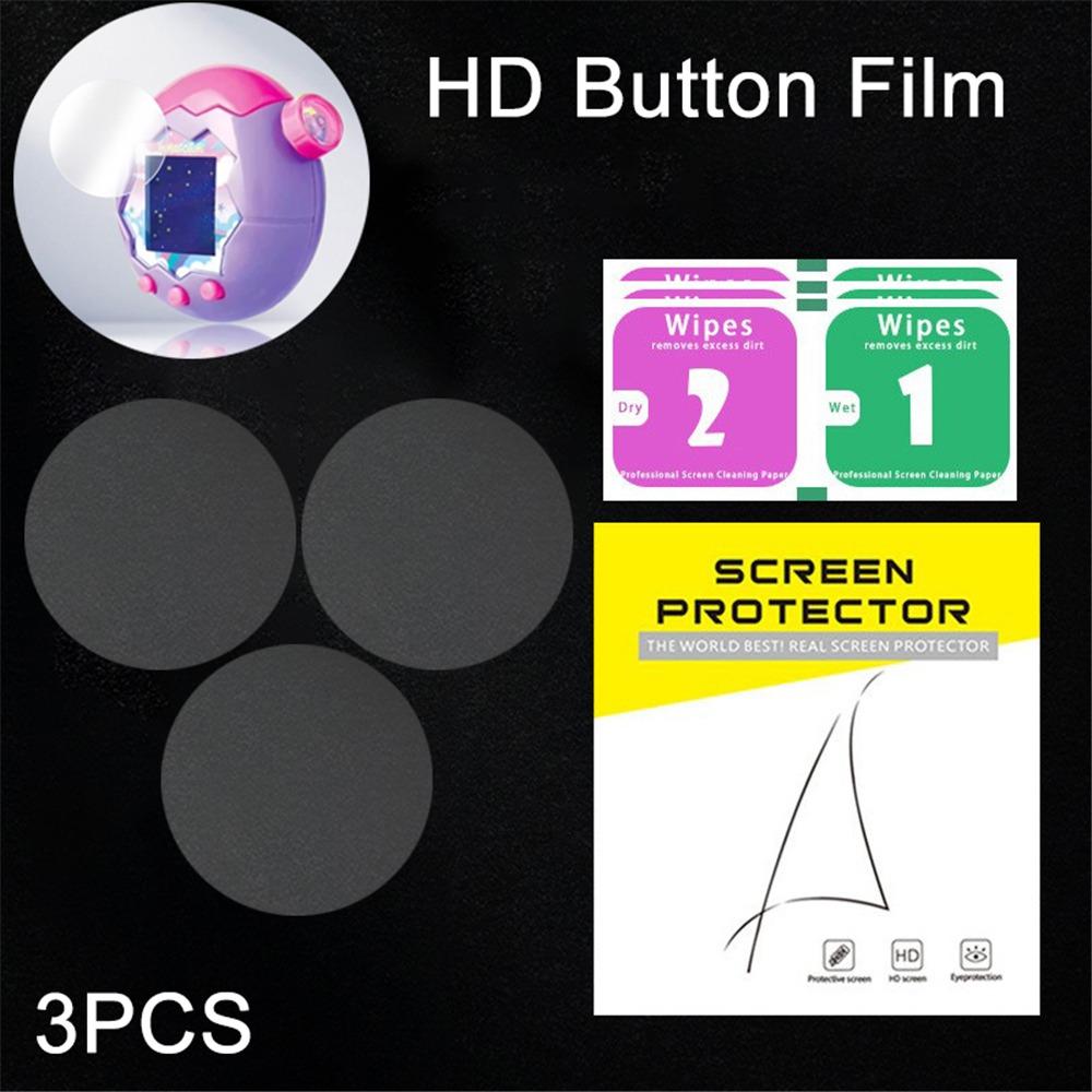 HD Anti-scratch Panel Protective Cover For Tamagotchi Paradise Electronic Pets Game Toys TPU Yellow Screen Protective Soft Film