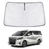 New Early and Late ALPHARD VELLFIRE Windshield Car Shade UV Car Privacy Custom Part Alphard/Vellfire (30 Series, Models) Sunshade, (3rd Generation)