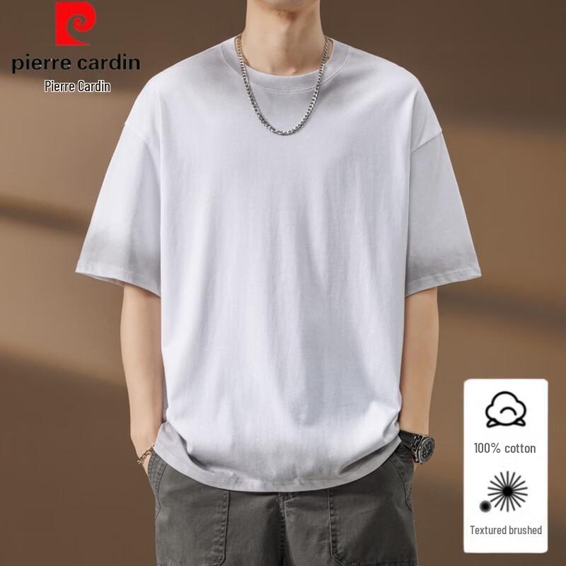 Pierre Cardin Men s 100% Cotton Loose Fit Washed Short Sleeve T-Shirt XL