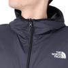 The North Face Reversible Tech Air Asphalt Size XL Men's Hoodie, Stretch, Anti-Static, Gray/Mixed Charcoal,