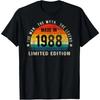 Vintage  Limited Edition 37th Birthday Gifts 37 Year Old T-Shirt Mens Clothing Short Sleeve Custom T-Shirt Camiseta