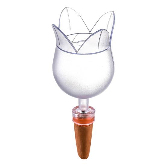 Goutteur d'eau Design Fleur Tulipe Pique Auto-arrosante Système d'irrigation goutte à goutte automatique Dispositif d'arrosage Outil d'irrigation pour la maison et le jardin