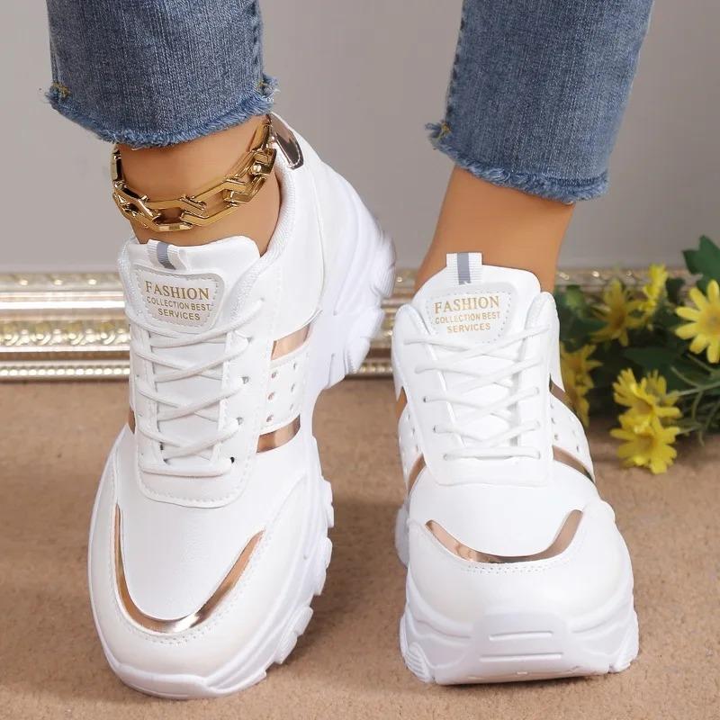 Women Sneakers Spring Inner Increase Shoes Comfortable Casual Platform Tennis Sneakers Women Zapatos De Mujer