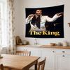 Elvis Neon Sign Versatile Wall Hanging Blanket, Home Backdrop for Wedding, Party and Video Shooting,Perfect Gift