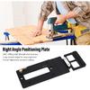 Rail Clamp 260mm Rail Track Saw Woodworking Right Angle Positioning Plate 90 Degree Circular Stop Track Saw Rail