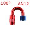Universal AN4/AN6/AN8/AN10/AN12 Straight 0°/45°/90°/180° Degree Oil Fuel Swivel Hose End Fitting CPE Oil Hose End Adaptor Kit