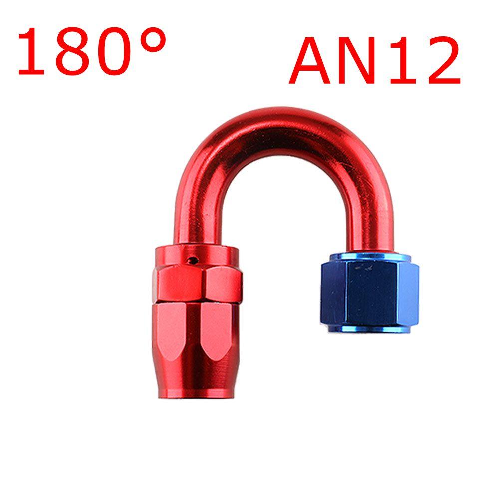 Universal AN4/AN6/AN8/AN10/AN12 Straight 0°/45°/90°/180° Degree Oil Fuel Swivel Hose End Fitting CPE Oil Hose End Adaptor Kit