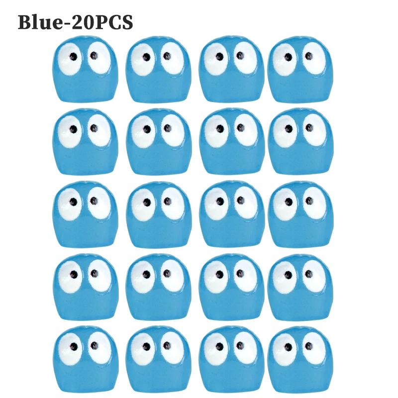 1-50 STÜCKE Cartoon Leuchtende Mikro-Landschaft Kleine Ornamente Bunte Schlackenstein Glühwürmchen Kleine Ornamente DIY Dekorationen