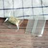 100-Pack Frosted Ziplock Bags for Biscuits, Snowflake Crisp, and Scented Tea Packaging