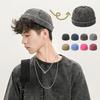 Einfarbige randlose Dockermütze Baumwolle Randlose Mütze Vintage Hip Hop Mütze Junge Mädchen