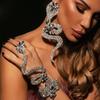 New Exaggerated Python Mitten Bracelet Fashion Trend Sparkling Novelty Jewelry Women's Bracelet