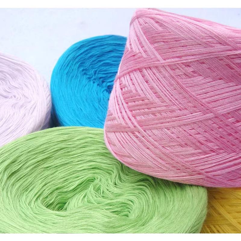 250g Przędza Czesana z Czystej Bawełny Przyjazna dla Skóry na Szydełkowanie Ubrań Robienie na Drutach Sweter Szalik DIY Średnio Cienka Włóczka Dziecięca Miękka