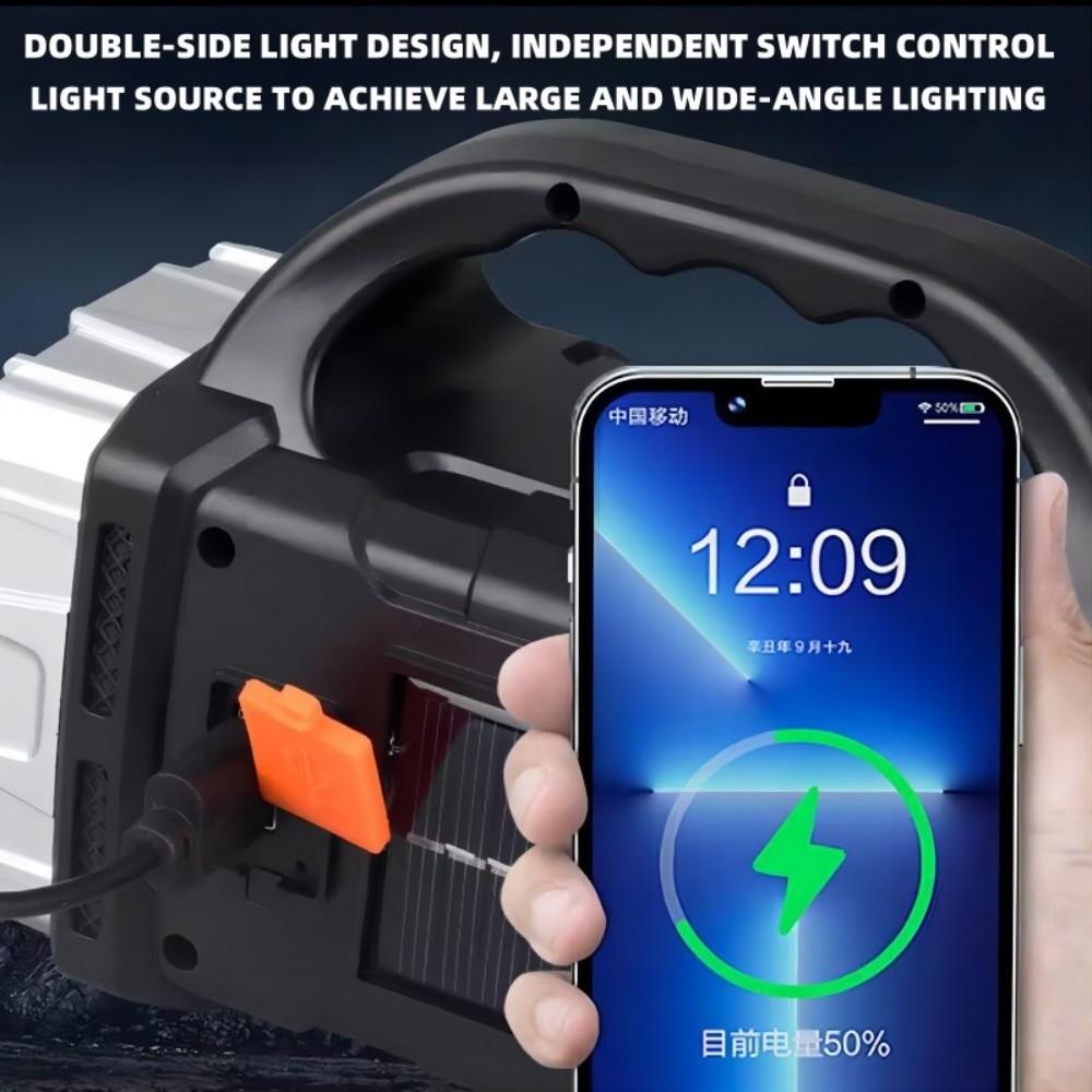 Rechargeable Camping Flashlight Waterproof Powerful Handheld Lantern Wilderness