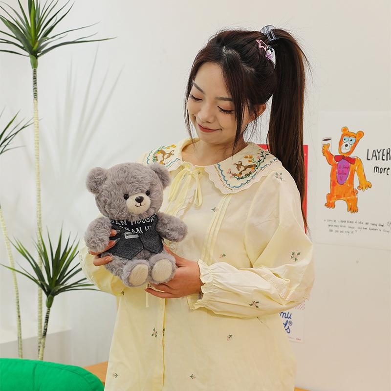 Adorable Jack Bear Plush Toy with Clothes - Celebrity-Inspired Gift Doll