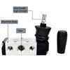 Air Valve Switch 4H210-08 4H310-10 4H410-15 Manual Hand Wrench Pneumatic Control Pull 1/4" 2 Position 5 Port Plate Reversing