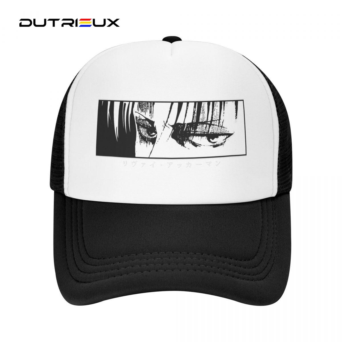 

Anime Attack On Titan Casual Plain Mesh Baseball Cap Adjustable Snapback Hats For Women Unisex Dad Trucker Hats
