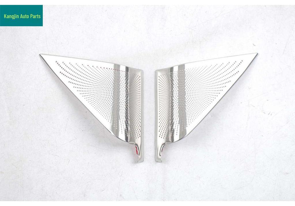 Silver Stainless Steel Center Console Air Vent Cover for BAIC ARCFOX Alpha T1 26 Dustproof Speaker Modification