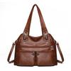 New Design Women's PU Leather Shoulder Bag Cvertible Crossbody Purse Handbags for Ladies with Zipper Pocket Fashi Tote Bags