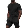 Europäischer Stil Herren-Freizeit-Zweiteiler 2026: Kurzarm-T-Shirt & Shorts
