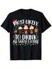 Bonus-Dad Graphic T-Shirt - "Made My Life Better" Unisex Casual Round Neck Tee,